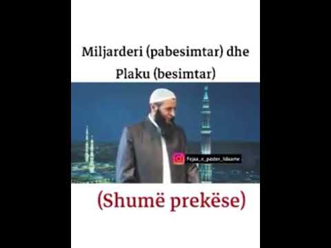 Miljarderi (pabesimtar) dhe Plaku (besimtar) ngjarje e vërtetë - Sadullah Bajrami ligjeratë