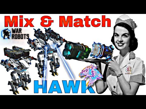 WR NEW ROBOT HAWK Mix & Match Gameplays, Nucleons + Sparks, Avalanche, QR, Lockdown, Titan Killer
