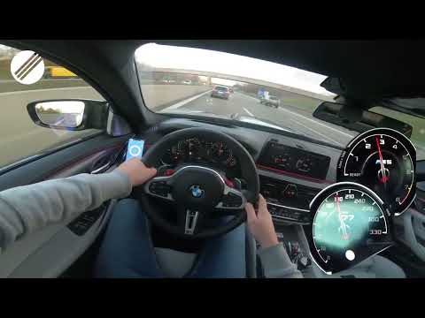 Bmw m5 f90 infinitas stage 1+ 770HP 950 NM test Drive On Germany