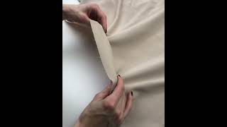 8065-37 Искусственный шёлк матовый цвет Серо-бежевый 130 гр/м2, 150 см на YouTube
