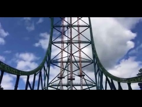 Six Flags Zumanjaro Drop Of Doom POV HD Great Adventure New 2014 Freefall Tower Kingda Ka GoPro Video