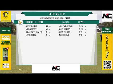 Subiaco-Floreat - U15M v Gosnells - U15M