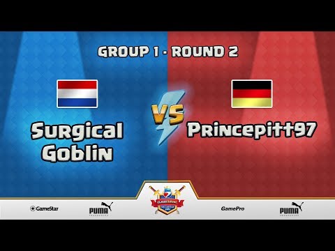 ESWC Gamescom 2017 Clash Royale - Group 1 - Round 2 - Surgical Goblin vs Princepitt97