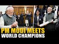 PM Modi Meets Victorious Women S Blind Cricket Team After Triumph At The T20 World Cup