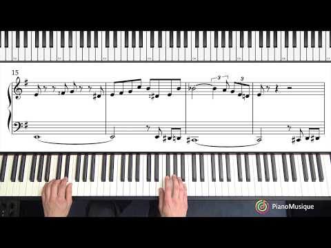 The Pink Panther Easy Piano Tutorial