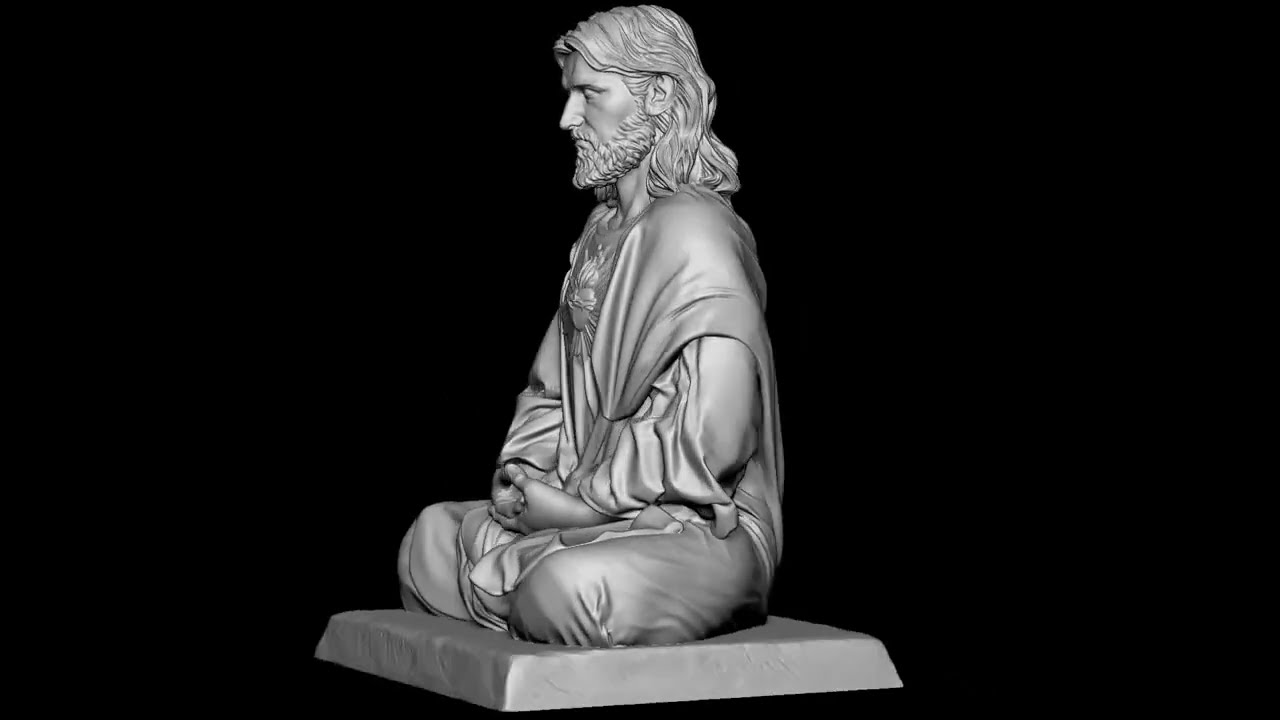 JesusStatue v10 3D Druckmodell