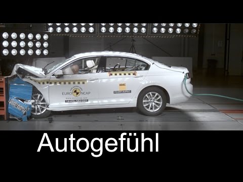 Volkswagen Passat 2015 crash test & front assist with emergency braking test