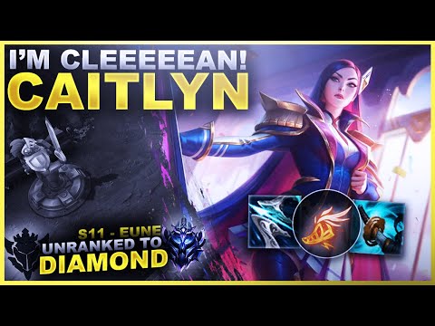 MY CAITLYN IS CLEEEEEEEAN! - Unranked to Diamond: EUNE Edition | League of Legends