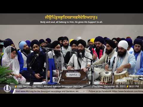 096 Bhai Telvinder Singh Jee Toronto at Toronto Dec  2022 Akhand Keertan Smaagam