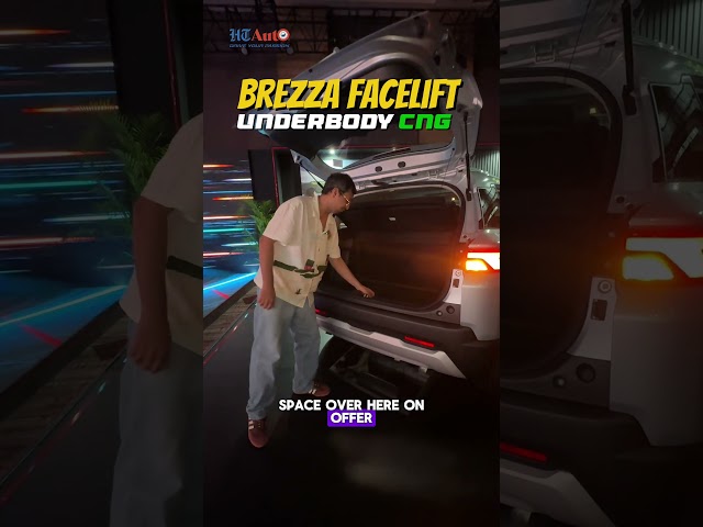 Maruti Suzuki Brezza facelift gets underbody CNG tank