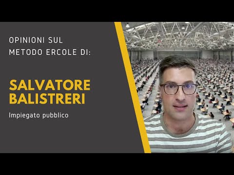 Opinioni sul Metodo Ercole: Salvatore Balistreri
