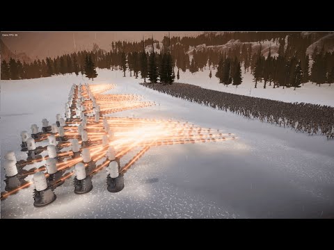 100 PHALANX CIWS VS 100.000 ZOMBIES (Minecraft)