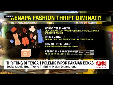 Thrifting di Tengah Polemik Impor Pakaian Bekas