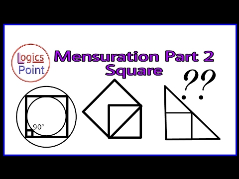 Mensuration : Square Part 2 || ssc cgl math trick , cpo , chsl , banking etc Video