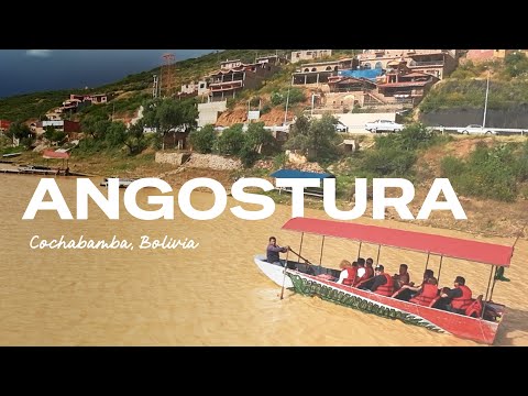 LAGUNA ANGOSTURA - COCHABAMBA - BOLIVIA vista de DRONE