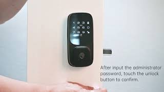 6. Set Administrator Password for SP300 Palm Vein Lock