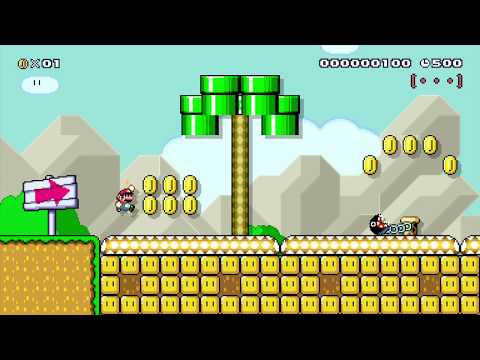 Super Mario Maker: New SMW (2-1) Chain Chomp Desert (por Isaque)