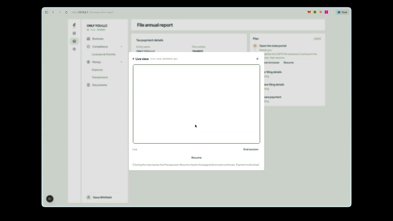 Biz Admin project preview
