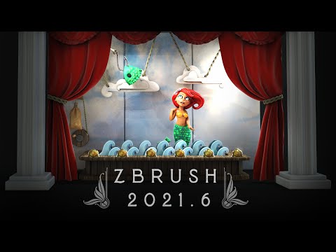 ZBrush 2021.6 - Extrude Alpha, Profile, MaskMesh, & Snake Curve brushes, Mesh AO, Trim Update + more