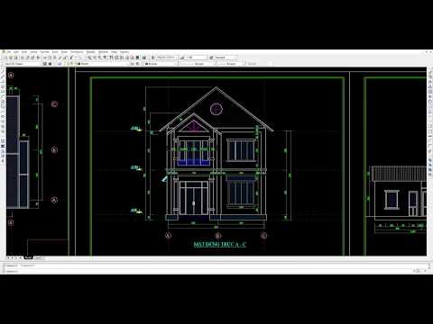 Thiết kế mẫu nhà 2 tầng 8x10m - Kèm file mềm chi tiết (autocad)