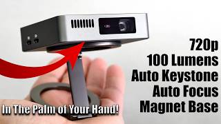 The SMALLEST 720P Portable Projector! Mars 8849 Review!