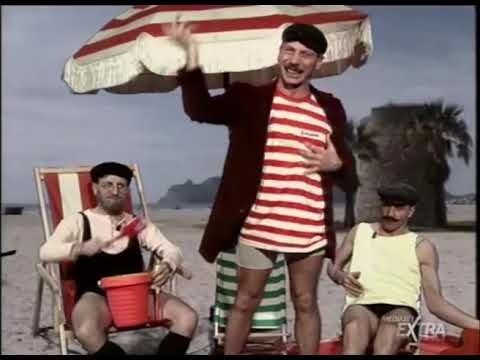 Nico and the Sardinians on the Beach - Never Say Goal of Monday 1996