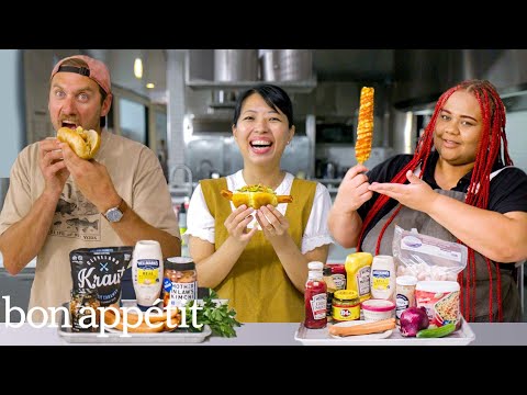 6 Pro Chefs Make Their Ultimate Hot Dog | Test Kitchen Talks | Bon Appétit