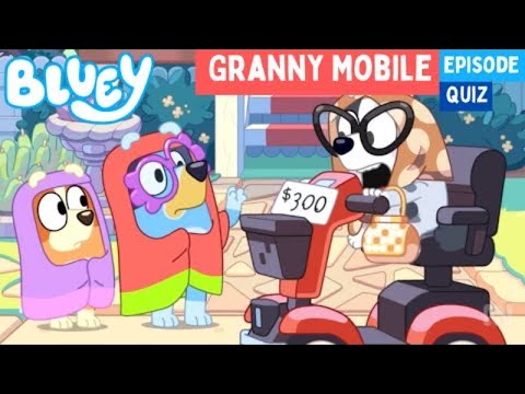 BLUEY - 'Granny Mobile' Episode Quiz ‼️ | Disney Jr | ABC Kids