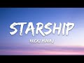 Nicki Minaj - Starship (Lyrics)