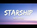 Nicki Minaj Starship Lyrics