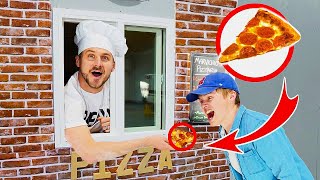 DRIVE THRU PIZZA SHOP IN OUR WAREHOUSE!