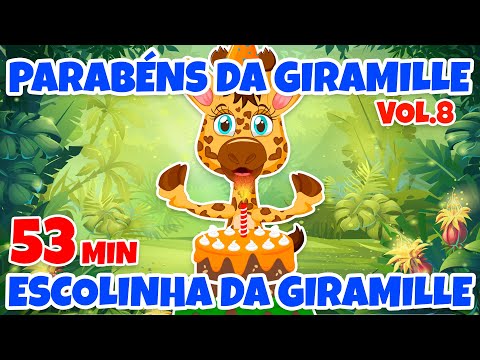 Parabéns da Giramille Escolinha da Giramille Vol. 8 - Giramille 53 min | Desenho Animado Musical
