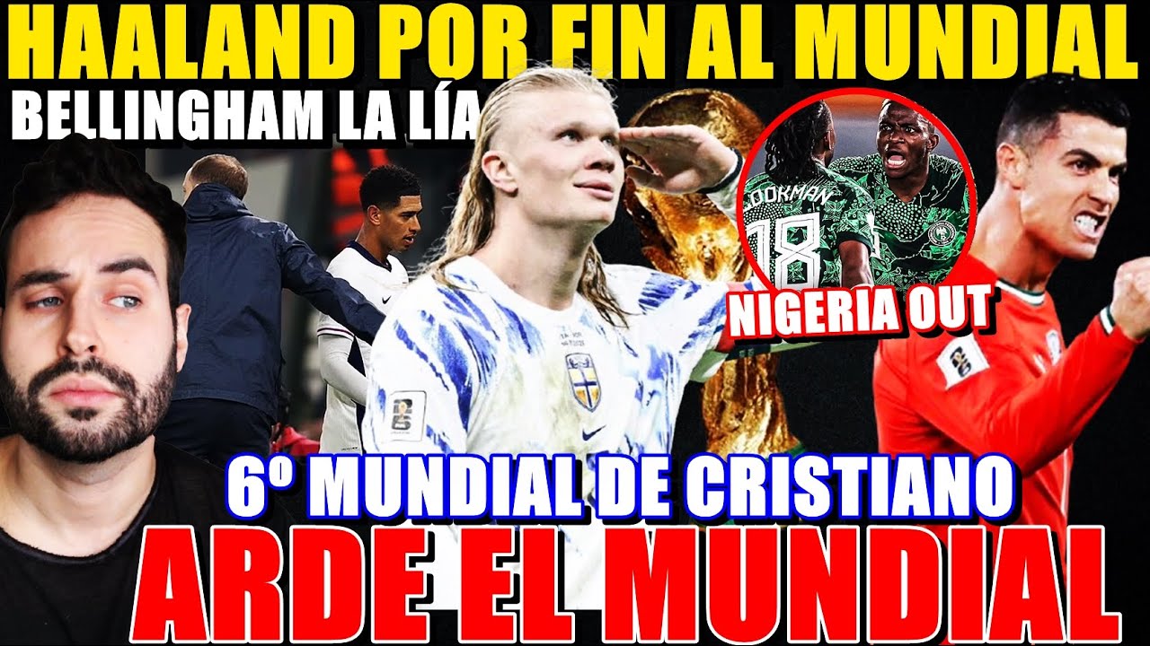 🚨CRISTIANO JUGARÁ su 6º MUNDIAL - HAALAND HISTÓRICO ¡DRAMA ITALIA! BELLINGHAM la LÍA - MUNDIAL 2026