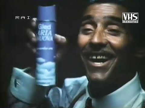Spot deodorante Gled Aria Nuova. Con Tiberio Murgia e Natale Tulli (1981)