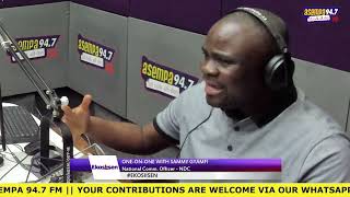EKOSIISEN ONE-ON-ONE WITH SAMMY GYAMFI, NATIONAL COMM. OFFICER - NDC PT.1 |09-01-23|