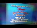 Disney S Sing Along Songs 1987 Promo