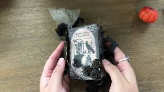 A Gothic Junk Journal - Poe's Garden / Botanist Guide to Dead Flowers