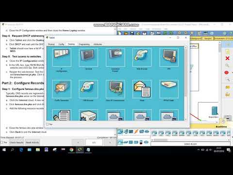 10.2.2.7 - Packet Tracer DNS and DHCP