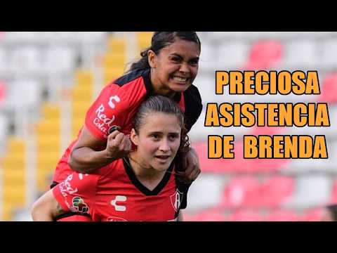 Nice assist from Brenda Cerén in Mexico for Atlas