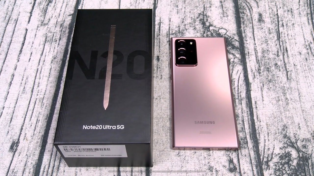 Samsung Galaxy Note 20 Ultra 5G - Unboxing and First Impressions