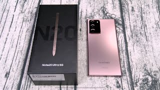 Samsung Galaxy Note20 Ultra 5G - Unboxing and First Impressions