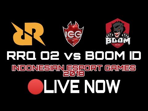 RRQ O2 vs BOOM ID.. Indonesian Esport Games 2018