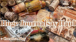 HUGE SCRAPBOOK HAUL & UNBOXING FROM JOURNALSAY