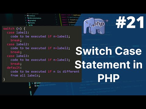 Switch Case In Php Php Tutorial For Beginners Full 21 Php Tutorial Php Full Course Php