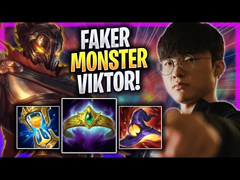 FAKER IS A MONSTER WITH VIKTOR! - T1 Faker Plays Viktor MID vs Twisted Fate! | Season 2023