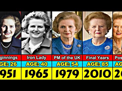 Margaret Thatcher Transformation From 1 to 87 Year Old