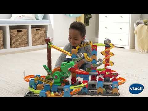 VTech Marble Rush 80-571604 - Набор Dino Adventures XL400 E (Витрина) Интерактивная дорожка с увлекательными - фото 2 - id-p2660362680
