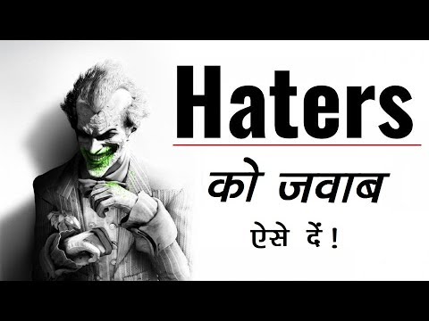 How to answer your HATERS || Motivational Video (for everyone) || Must watch till the end