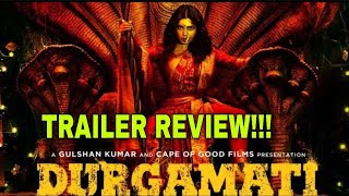 DURGAMATI TRAILER REVIEW+REACTION|BHOOMI PEDNEKAR|JISSHU SENGUPTA|MAHI GILL|ARSHAD WARSI