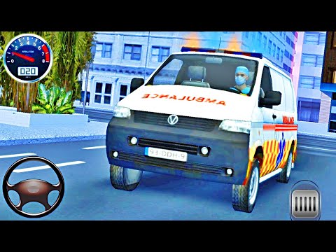 Ambulance Van Driving Simulator - Emergency Rescue Missions 2020 -   Android  Gameplay